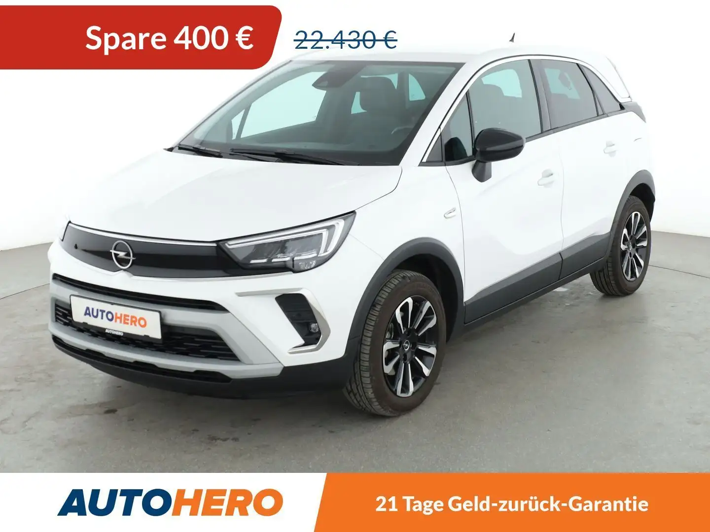 Opel Crossland X 1.2 Turbo Elegance Paket Aut*NAVI*LED*TEMPO*CAM* Weiß - 1