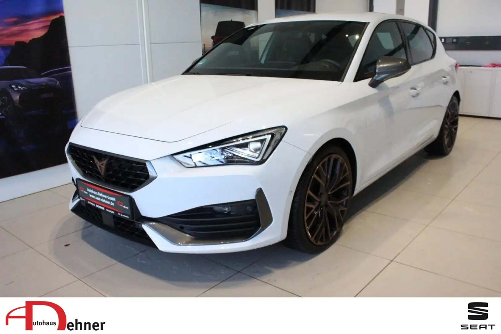 CUPRA Leon VZ 2.0 TSI DSG 4JGAR+COPPER FELGEN+RKAM Klima Weiß - 1