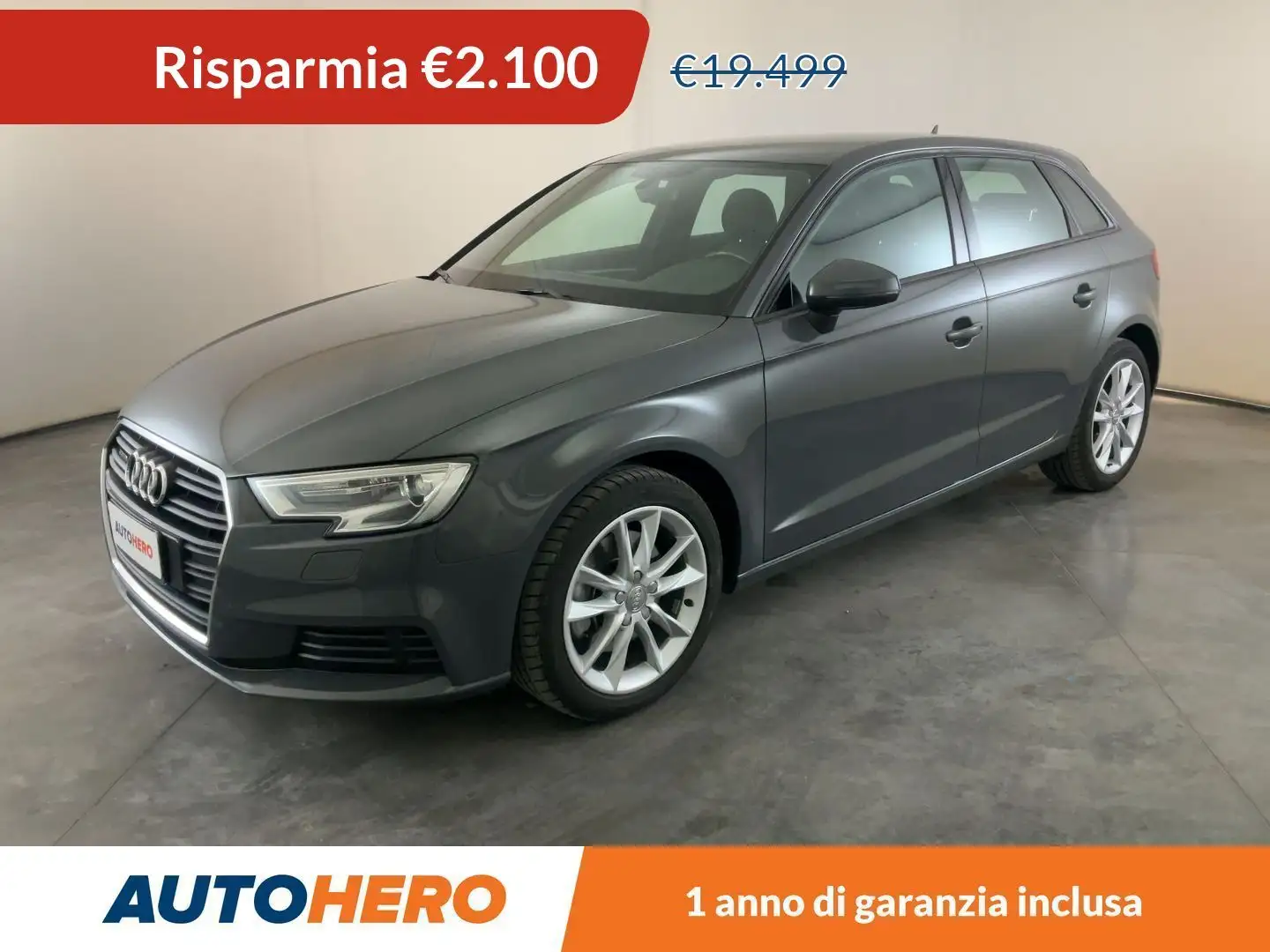 Audi A3 2.0 TDI quattro Grigio - 1