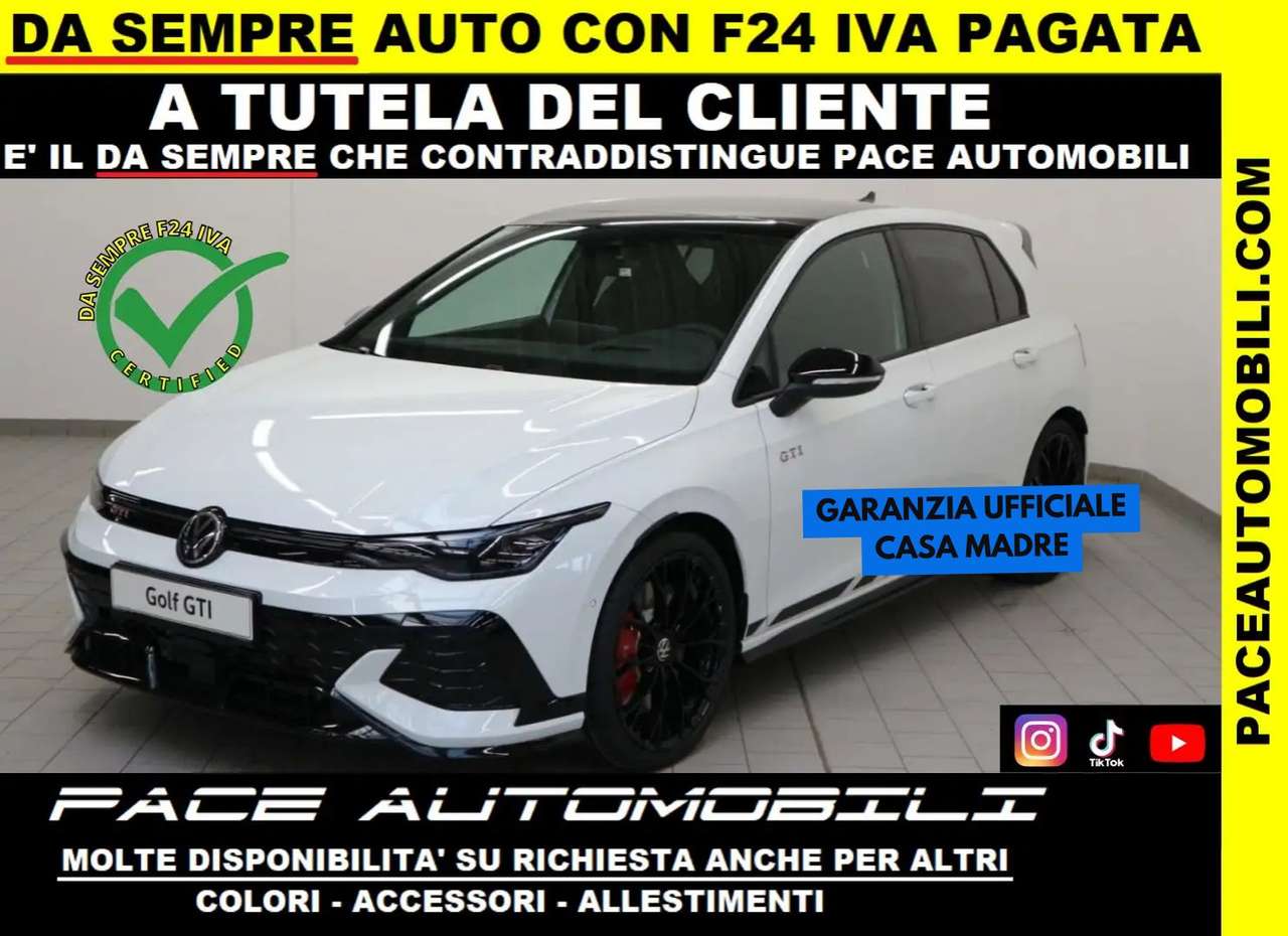 Volkswagen Golf GTI TSI DSG GTI CLUBSPORT ACC LED TETTO BLACK PACK PDC