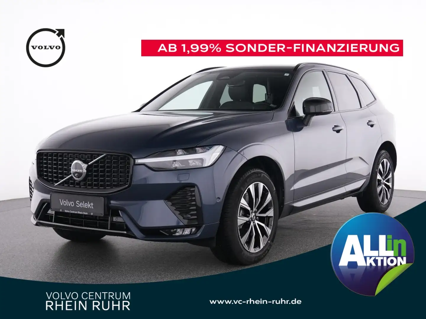 Volvo XC60 B4 PLUS DARK FAP+H&KSOUND+360°+STANDHZ Bleu - 1