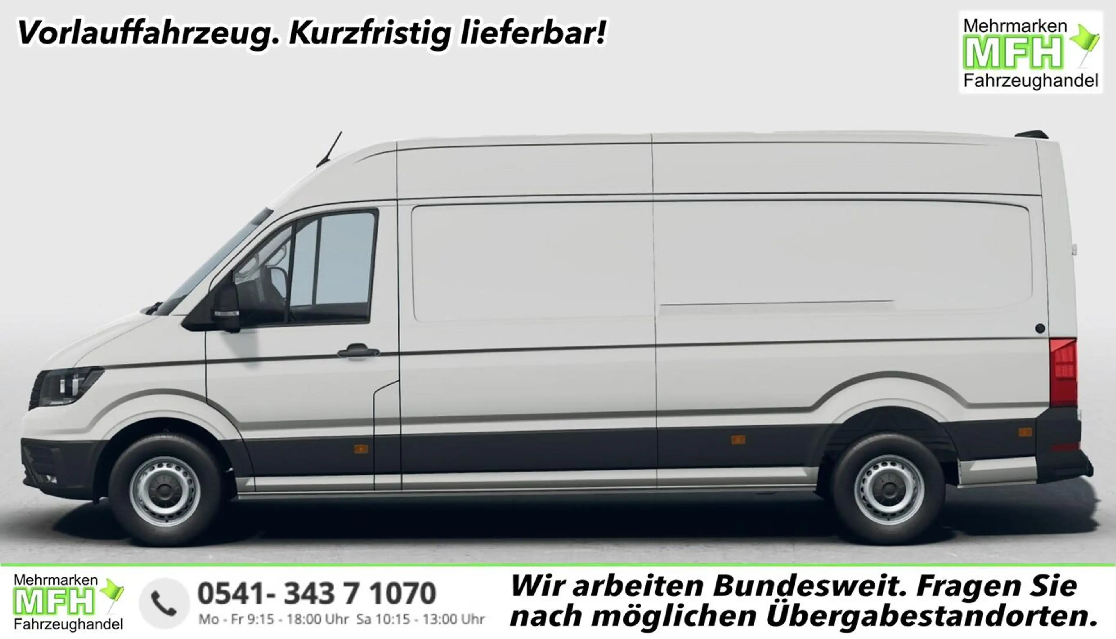 Volkswagen Crafter 35 AT8 4M L4H3 3S Temp AppC 2xPDC VorAHK 130 kW...