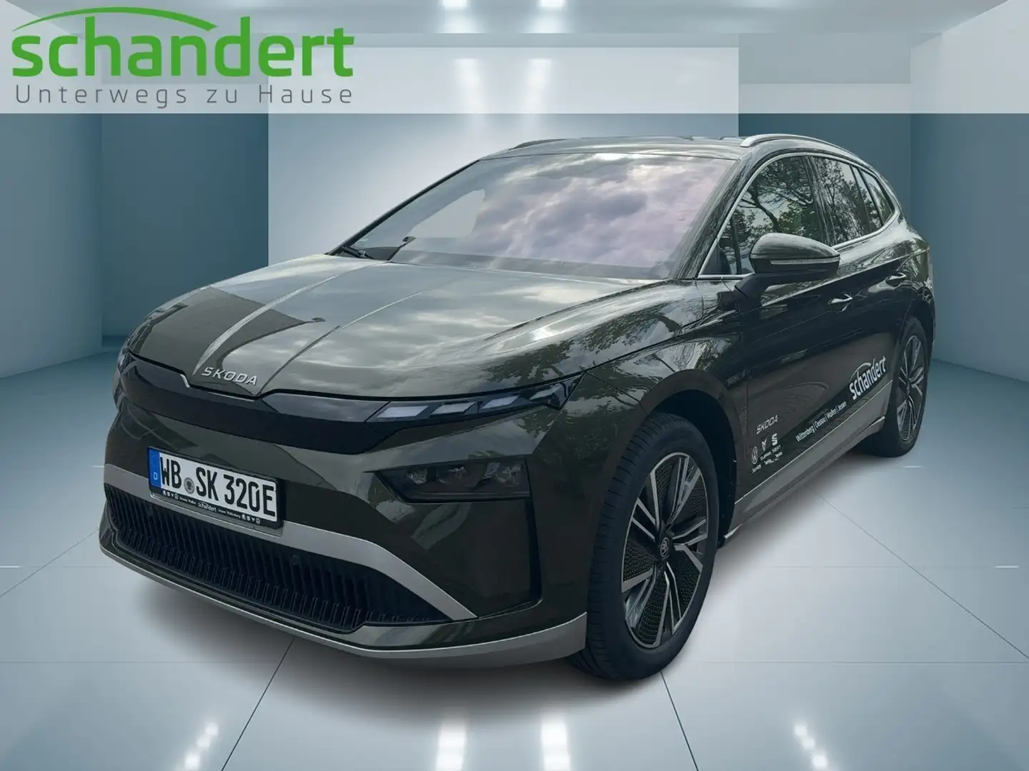 Skoda Enyaq 60 Loft Matrix Navi AHK 4xSHZ Klimaautomatik Grün - 1