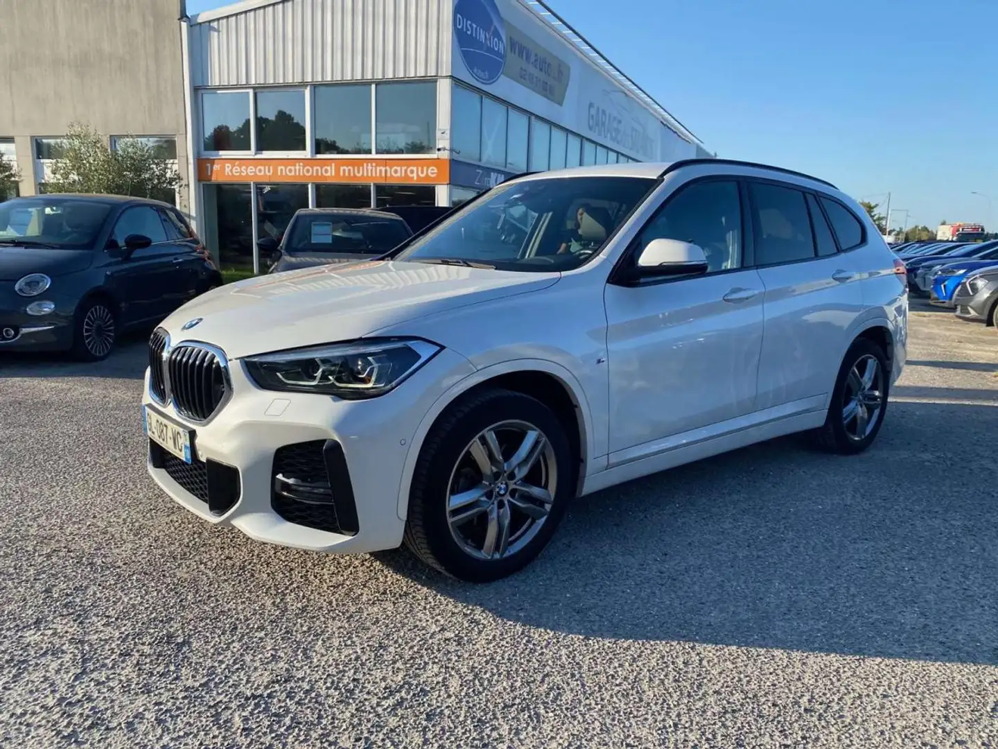 BMW X1 sDrive 18i - BV DKG  F48 LCI M Sport + Caméra De Recul + Hayon Electrique Weiß - 1