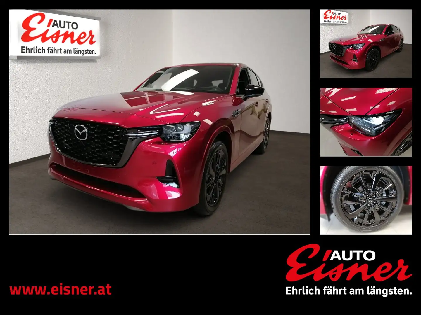 Mazda CX-60 D254 AWD HOMURA PLUS Rot - 1