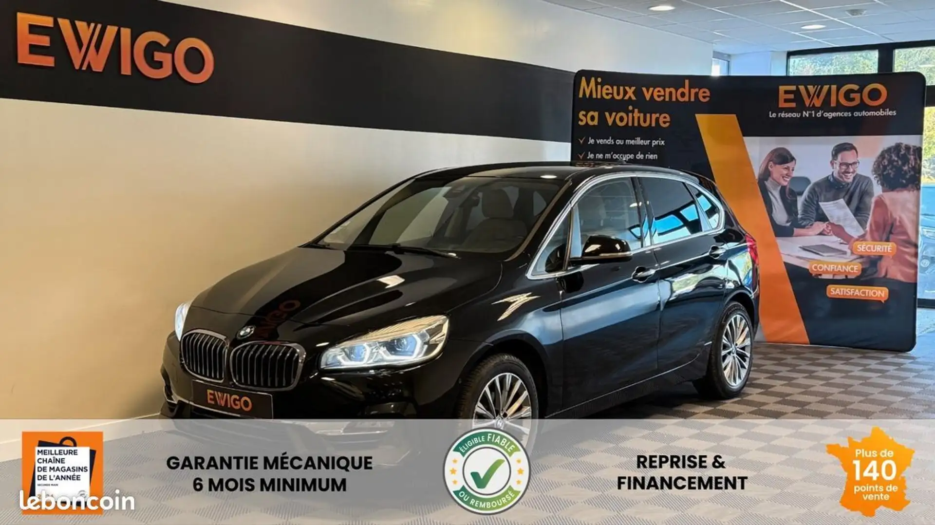BMW 216 SERIE ACTIVE-TOURER 1.5 216 I 109ch LUXURY Noir - 1