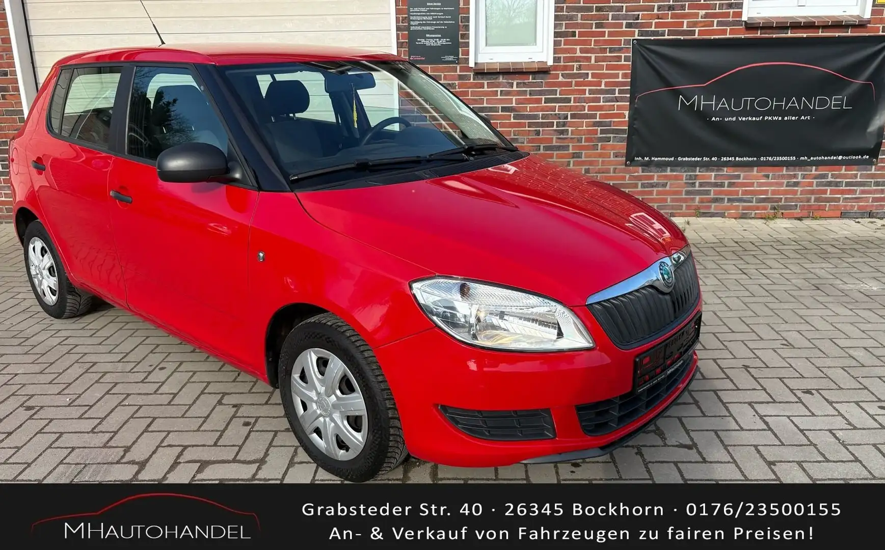 Skoda Fabia Classic 1.2 *2.Hand*AHK*Klima*Allwetter*Finanzier* Rouge - 1