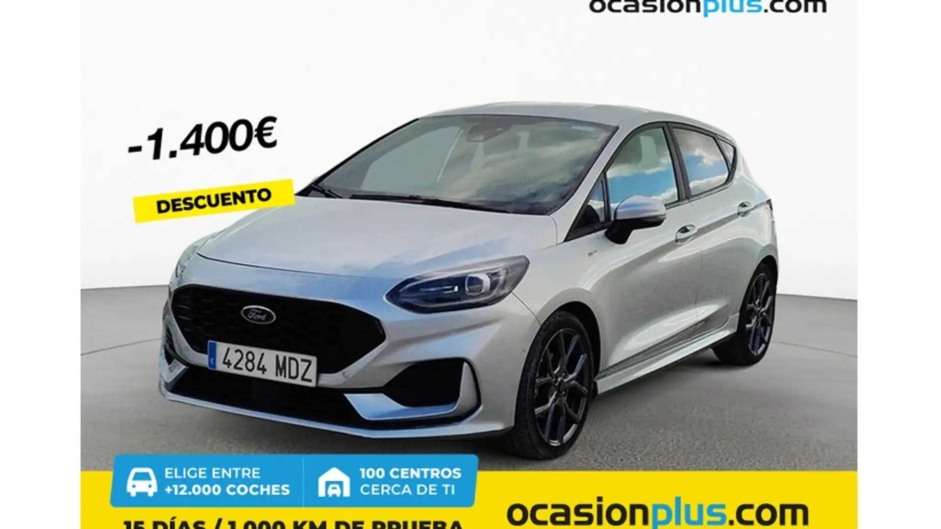 Ford Fiesta 1.0 EcoBoost MHEV ST Line 125 Plateado - 1