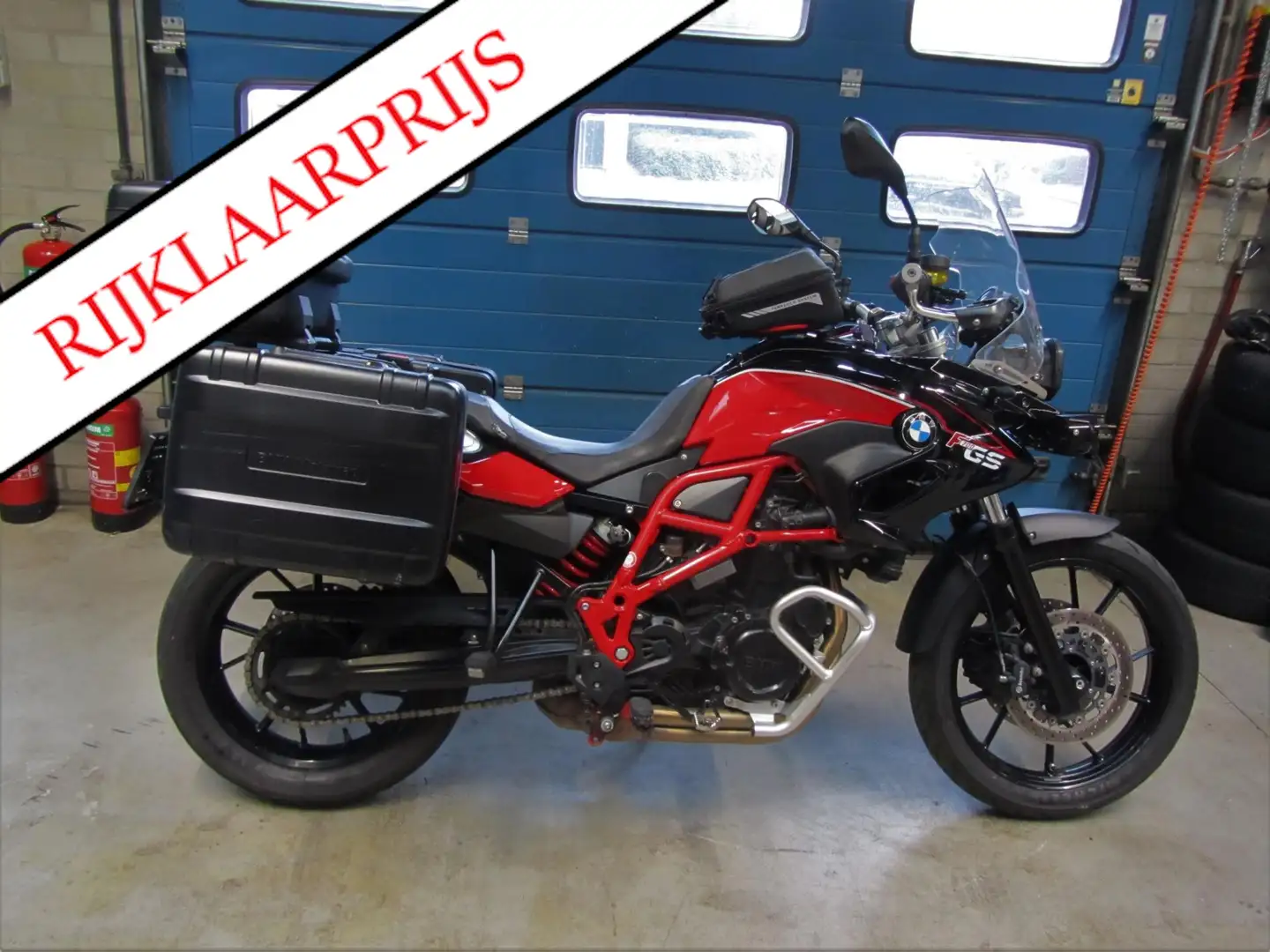 BMW F 700 GS Handvatverwarming, Smalle handkappen,Tanktas, Top Rood - 1