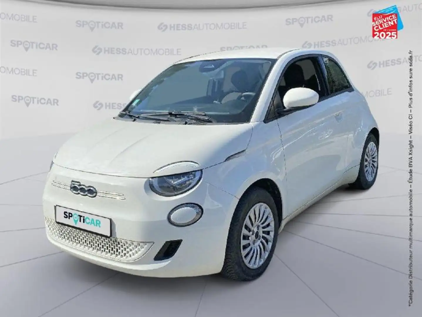 Fiat 500e e 95ch Action Blanc - 1