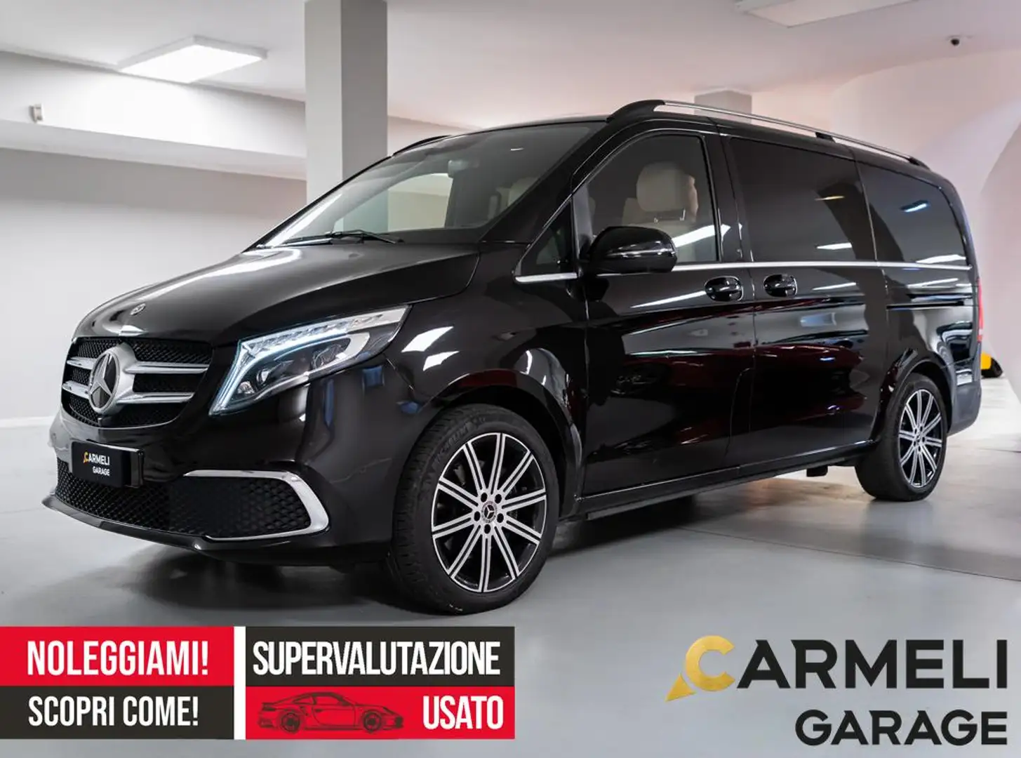 Mercedes-Benz V 300 d 4Matic Premium Long -IVA ESCLUSA-7 POSTI Schwarz - 1