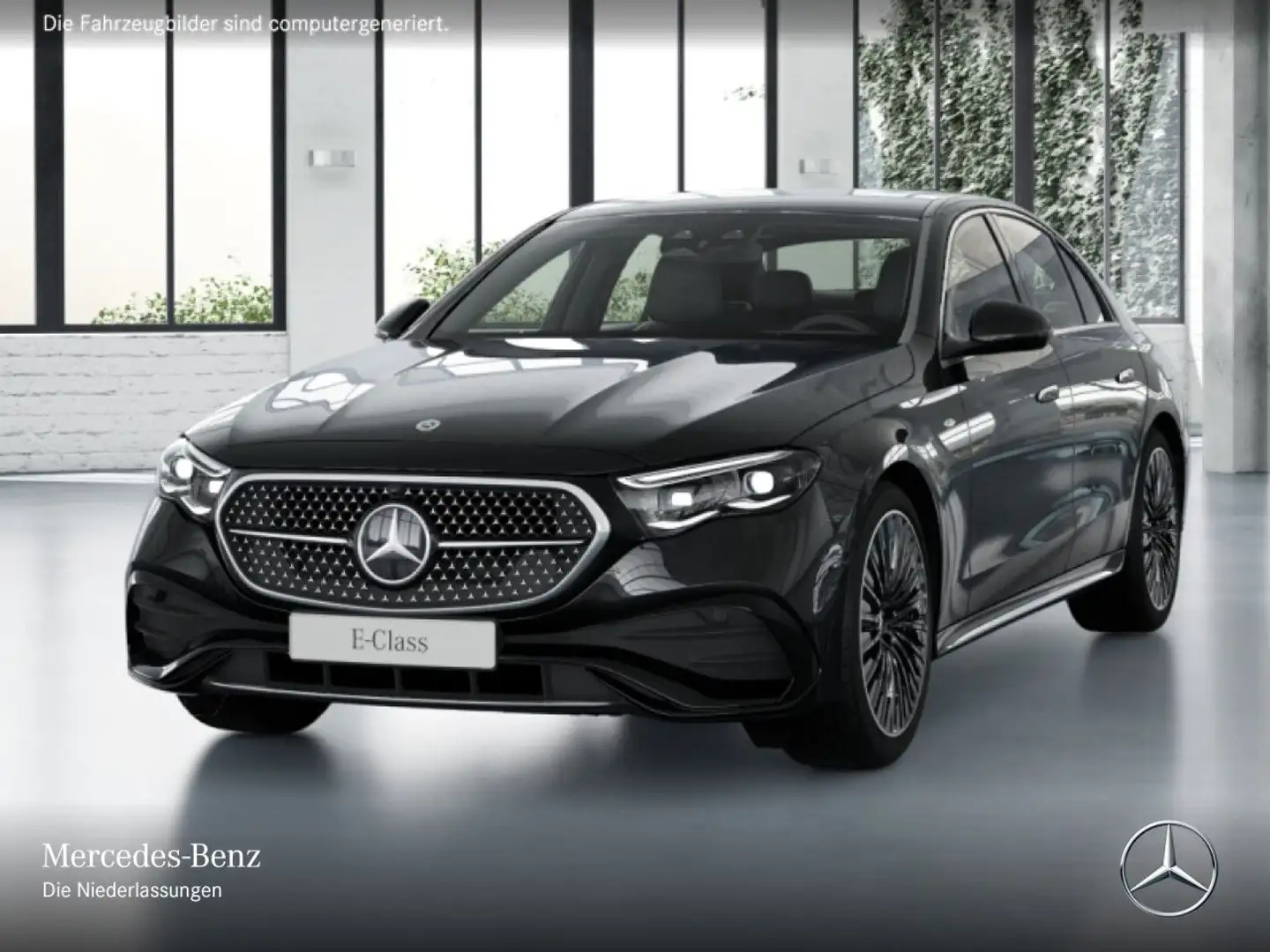 Mercedes-Benz E 300 e Hybrid Edition AMG-Line Fahrass 360° PTS Schwarz - 2