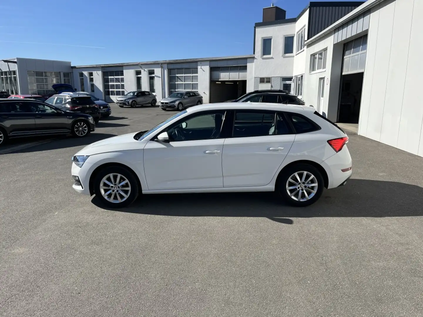 Skoda Scala 1.6 TDI Ambition 100€ m. 20% Anzahlung Virtual C Weiß - 2