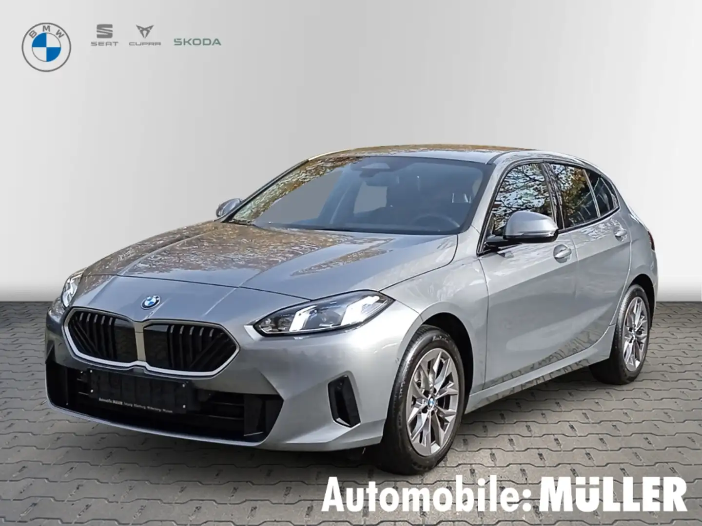 BMW 120 d Limousine*Aut.*Keyless*RFK*DAB*Ad.LED* Grau - 1