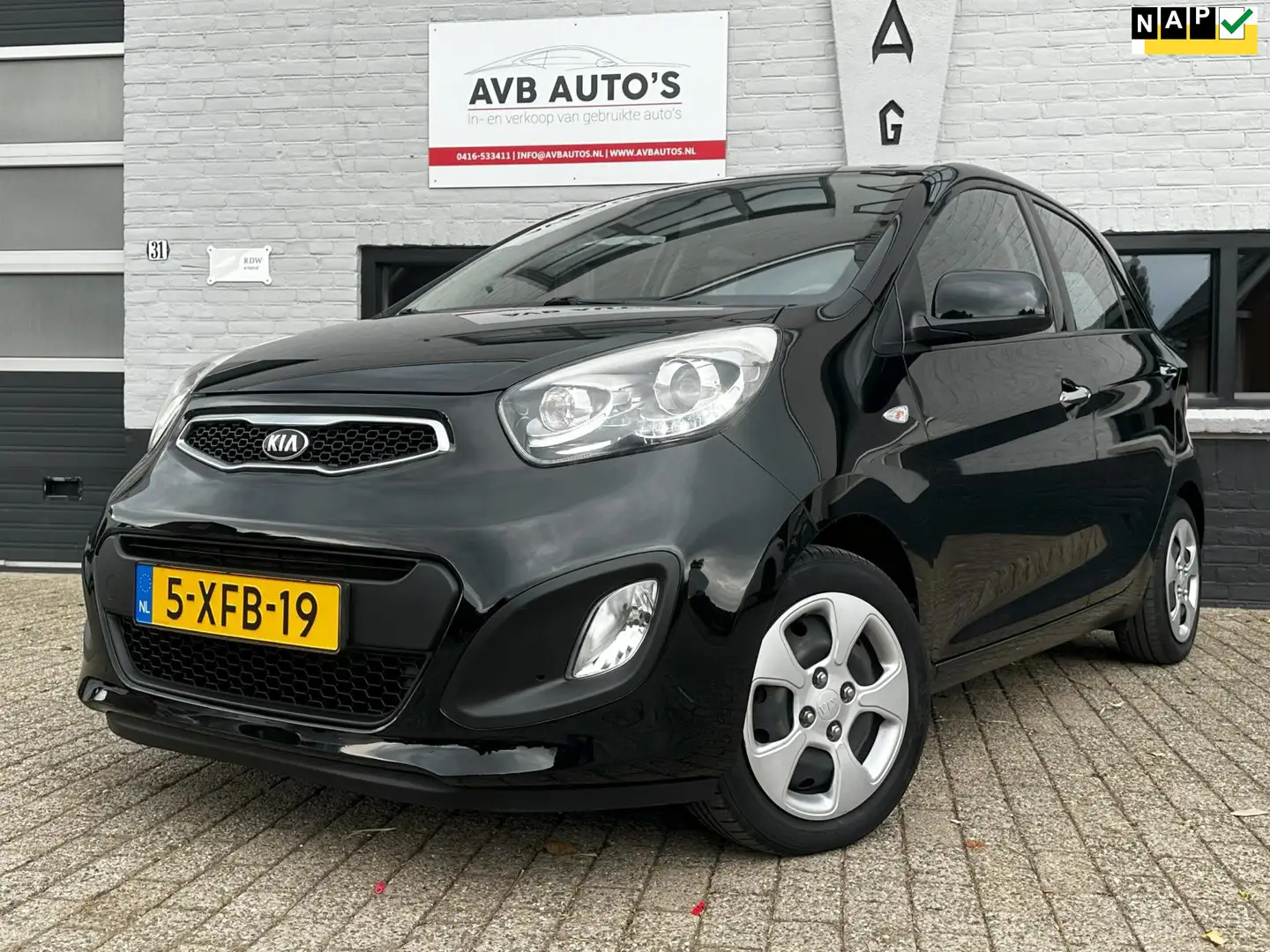 Kia Picanto 1.2 CVVT BusinessLine Airco Noir - 1