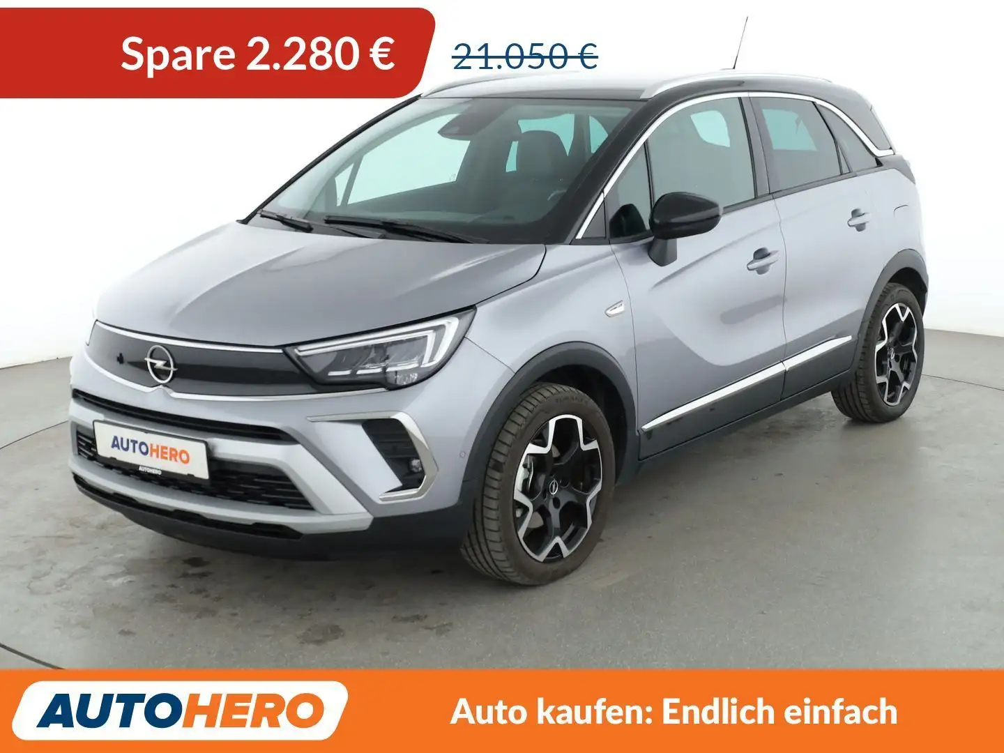 Opel Crossland X 1.5 CDTI Ultimate Aut.*NAVI*LED*HEADUP*CAM*SPUR* Grau - 1