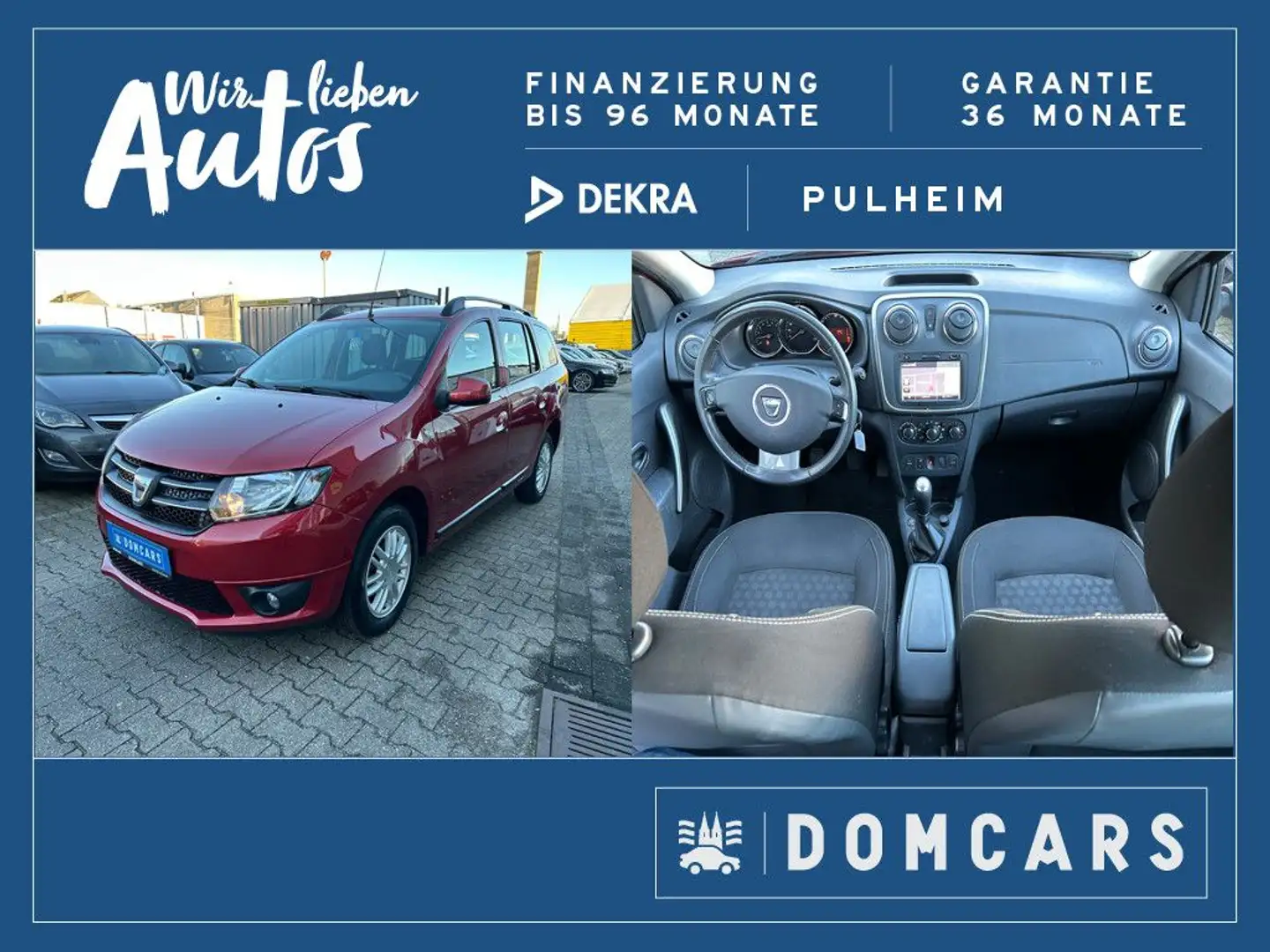 Dacia Logan MCV II Kombi Laureate//ALU/NAVI/BIVALENT// Rot - 1