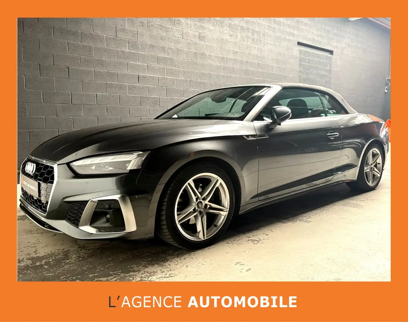 Audi A5 Cabriolet S line - GARANTIE AUDI 24 mois Gris - 1
