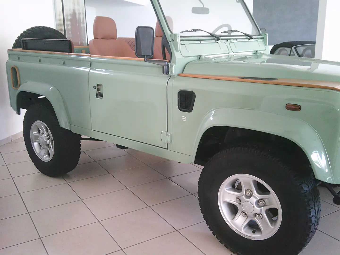 Land Rover Defender Defender 90 2.5 tdi N. Limited autocarro soft top Vert - 2