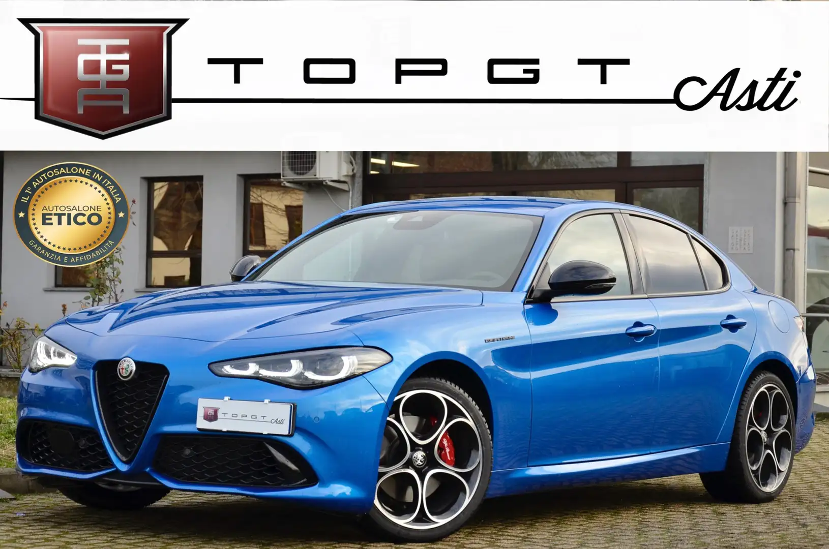 Alfa Romeo Giulia 2.2 t Competizione Q4 209cv auto PREZZO REALE Blu/Azzurro - 1
