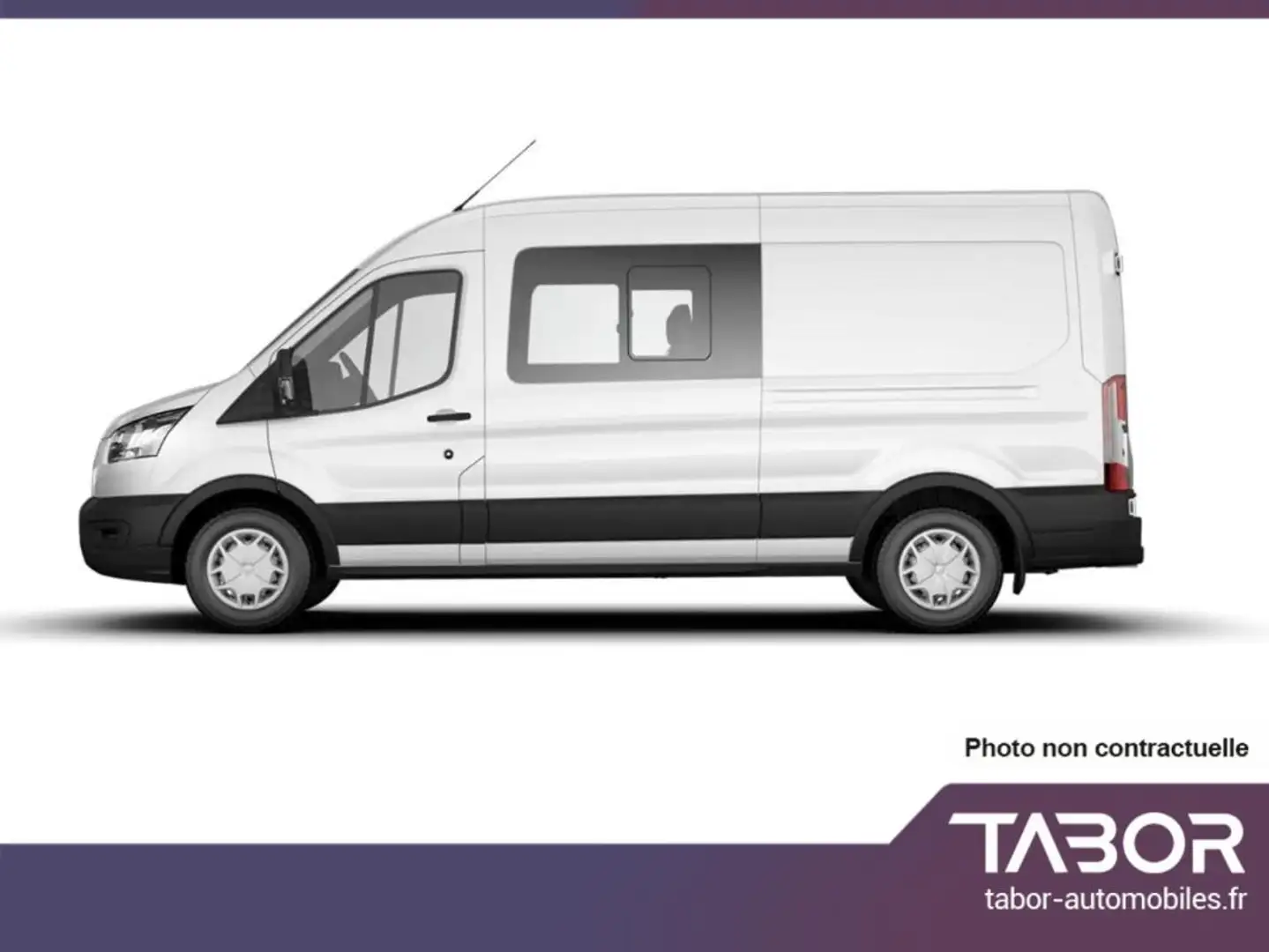 Ford Transit DCiV 350 TDCi 165 RWD L3H2 Trend Blanc - 2