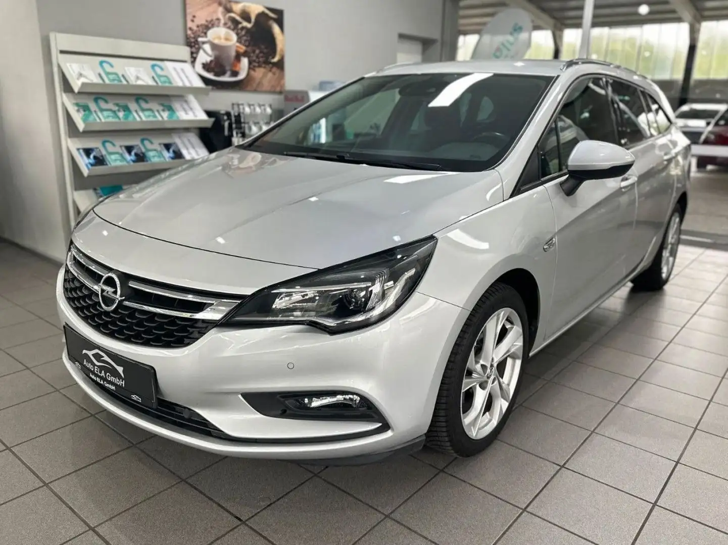 Opel Astra K Sports Tourer 1.4 AHK|Kamera|Navi|Klima Silber - 1