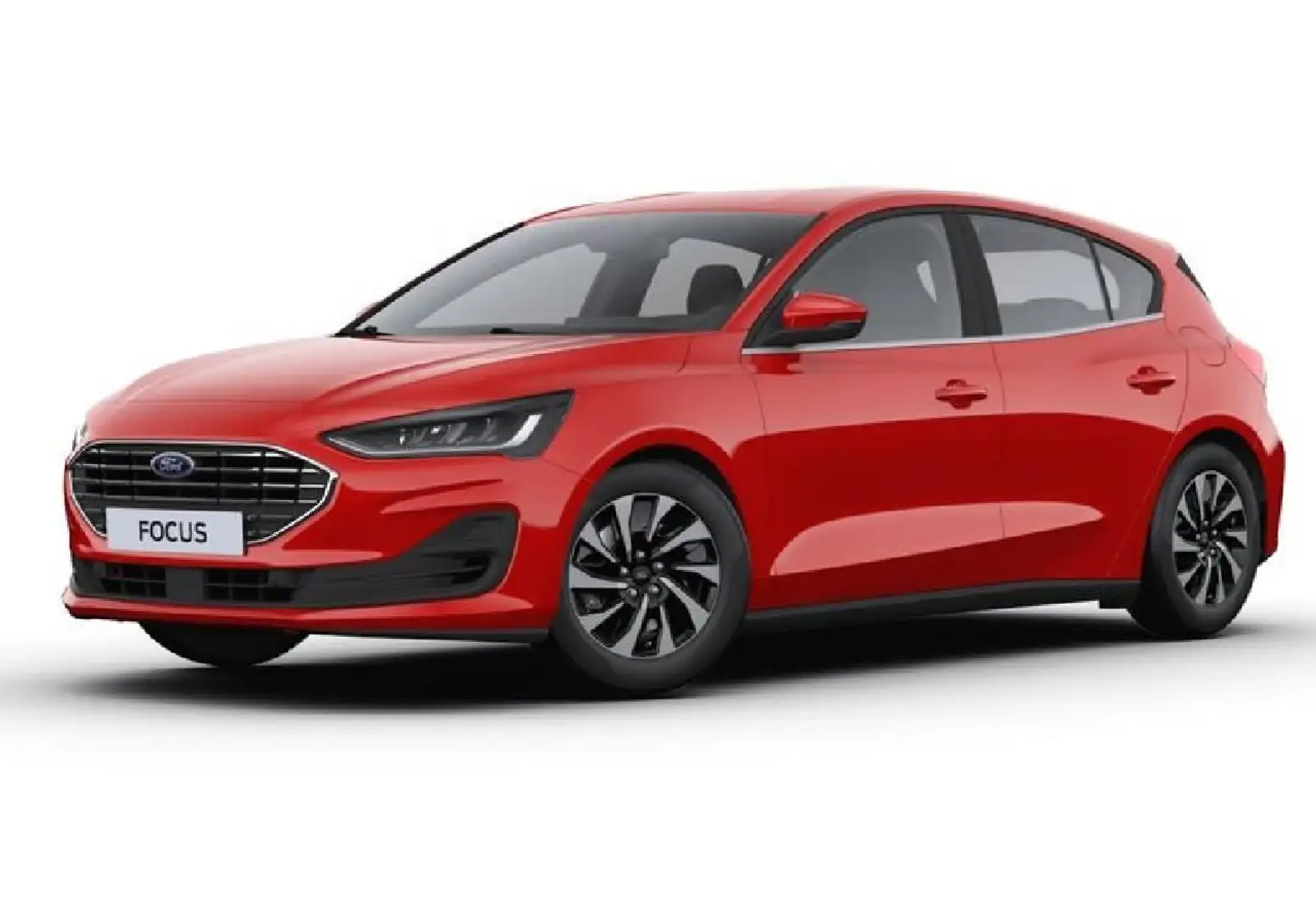 Ford Focus Titanium Rouge - 1