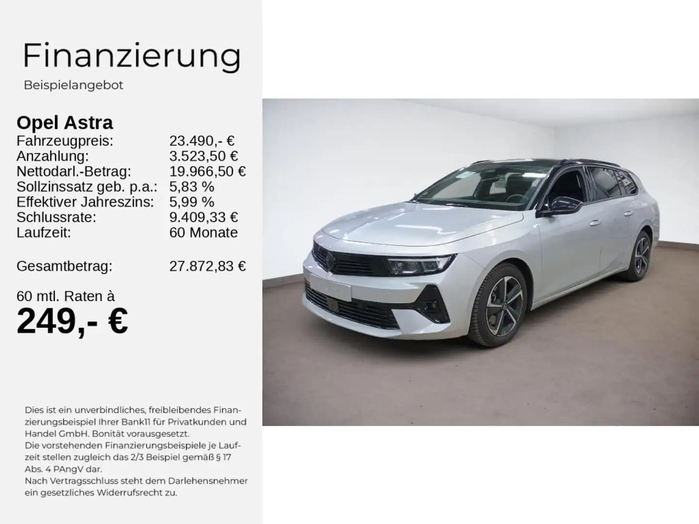 Opel Astra L ST GS 1.2 Turbo S/S 96kW AT8 Grau - 2