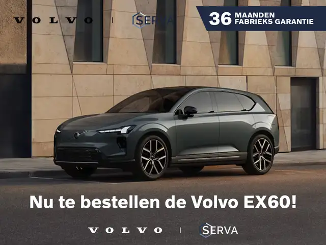 Volvo EX60 Nu te bestellen bij uw Serva vestiging! Vanaf
