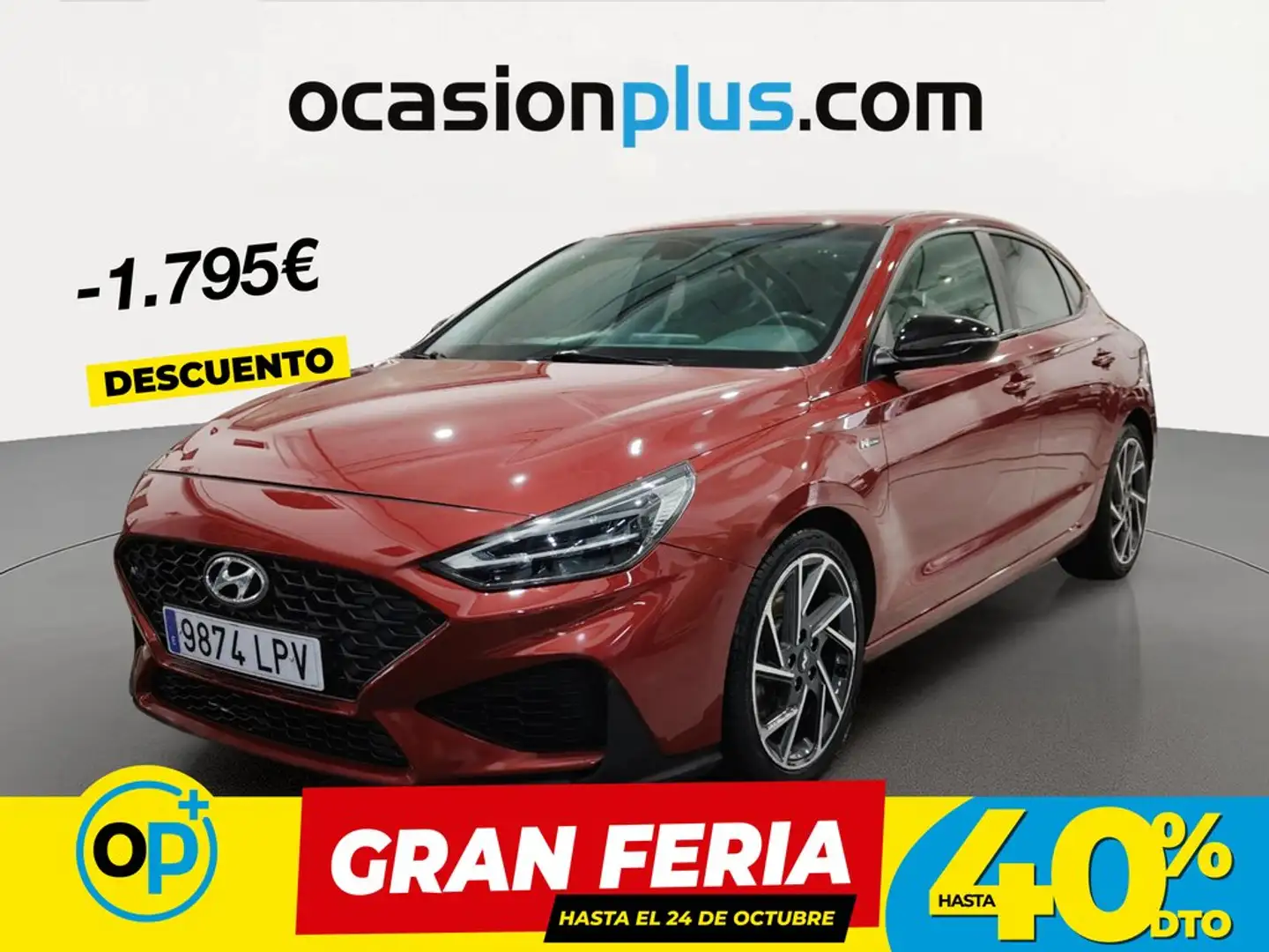 Hyundai i30 FB 1.5 TGDI N Line 48V 160 Rojo - 1