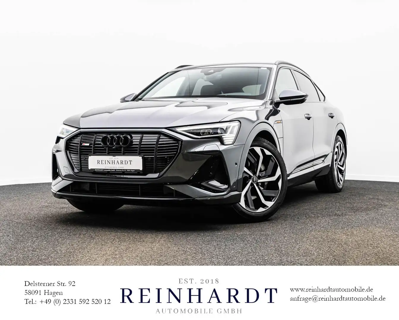 Audi e-tron SPORTBACK 55 2x S LINE BLACK ACC/PANO/360 Gris - 1