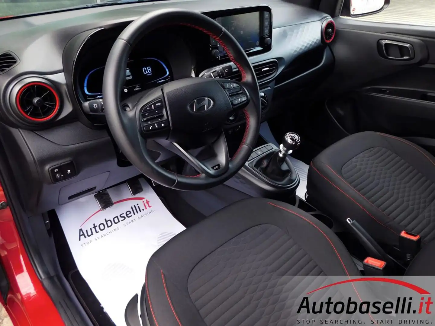 Hyundai i10 1.0 T-GDI N LINE 100CV UNICA PROPRIETARIA Rojo - 2