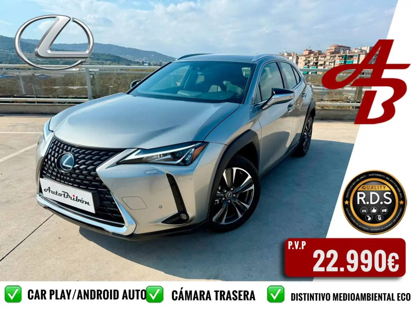 Lexus UX 250h Premium 2WD Grijs - 1