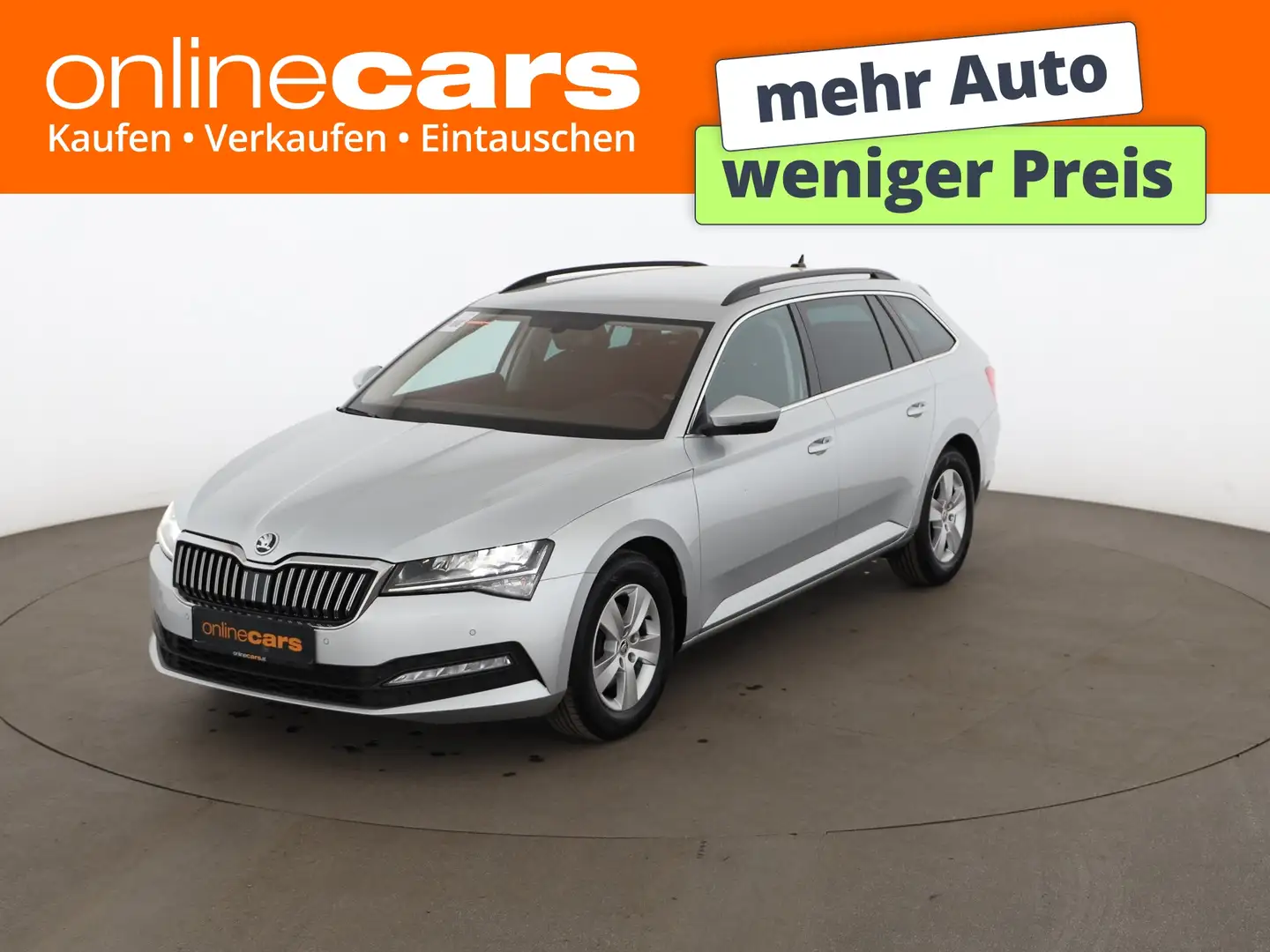 Skoda Superb Combi 1.5 TSI Ambition Aut LED NAVI R-CAM Silber - 1