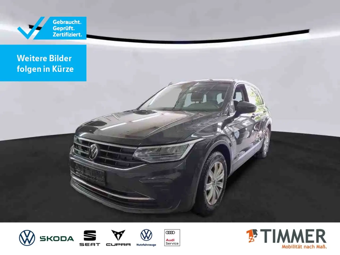 Volkswagen Tiguan 2.0 TDI DSG ACTIVE *AHK *STHZG *ACC *APP *NAVI * Grau - 1
