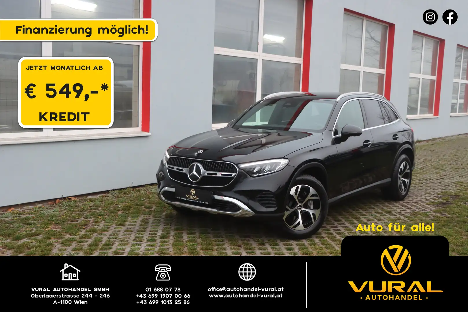 Mercedes-Benz GLC 300 de 4Matic | MB-GARANTIE 08/2028 | Schwarz - 1