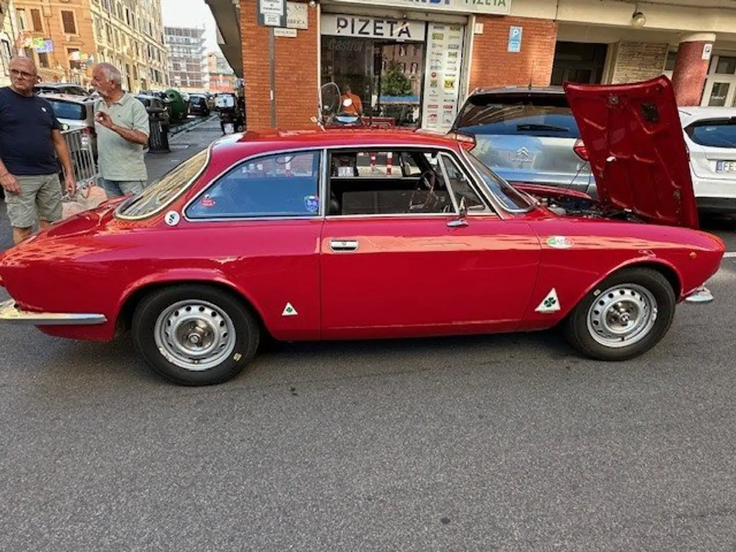 Alfa Romeo GT JUNIOR 1300 UNIFICATO ISCRITTO ASI + CRS Červená - 2
