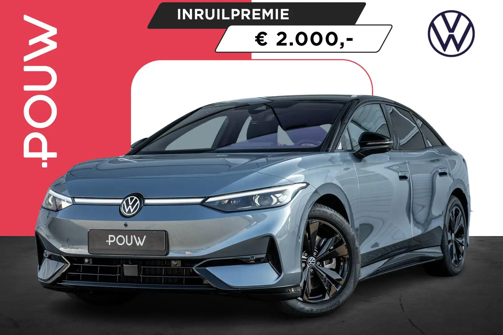 Volkswagen ID.7 286pk Pro Business 77 kWh | Trekhaak Wegklapbaar | Blau - 1