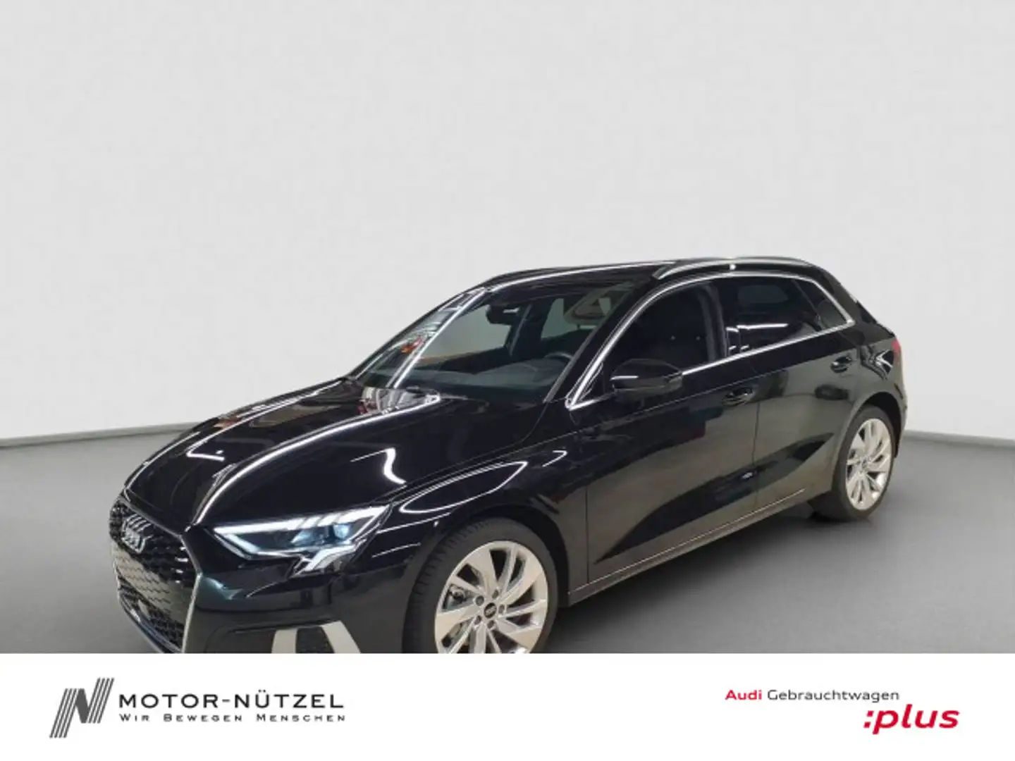 Audi A3 35 TDI S-TR ADVANCED LED+NAV+AHK+18 Schwarz - 1