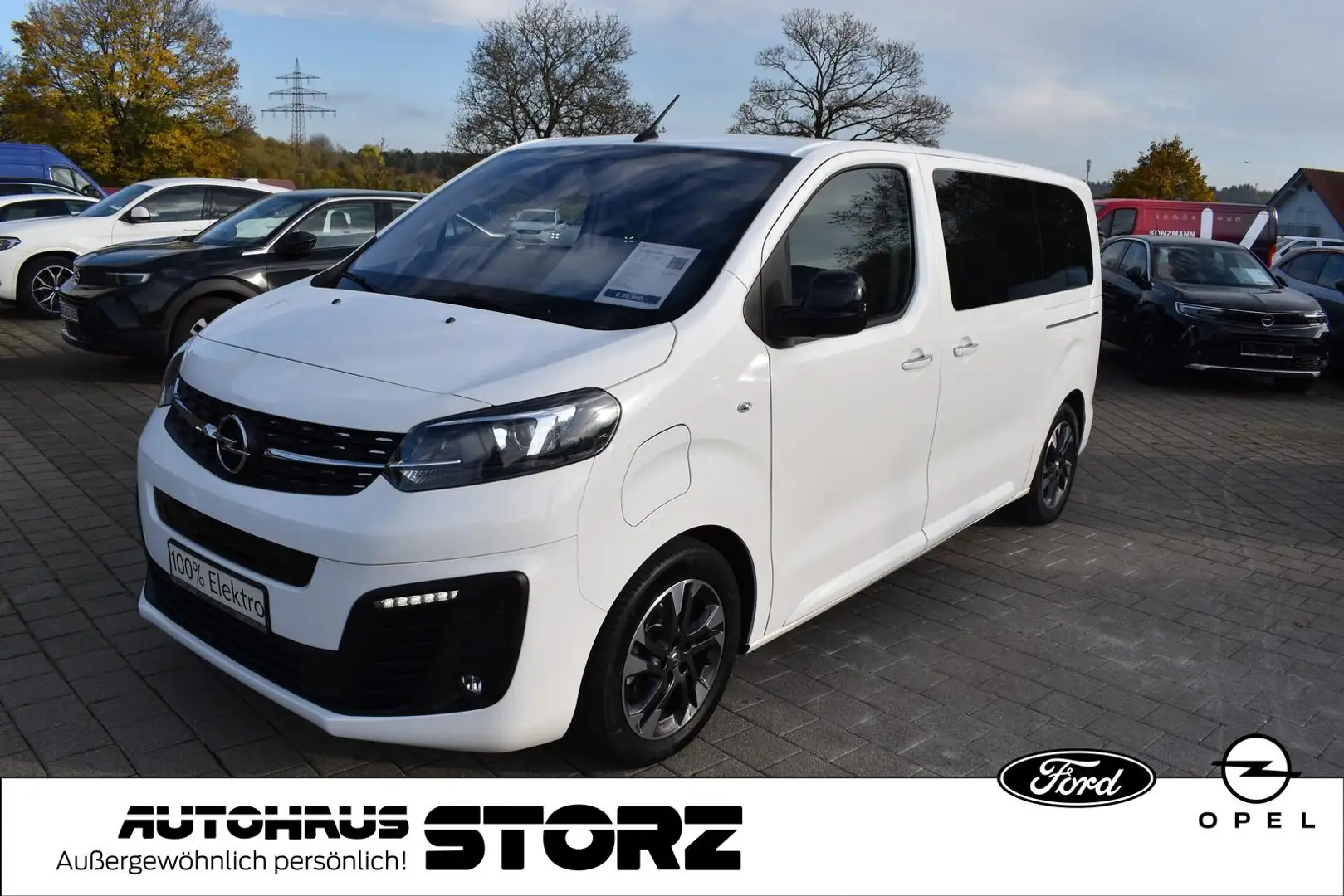 Opel Zafira Life -e Tourer M 75KWH|M|KAMERA|XENON|NAVI|6SITZE Weiß - 1