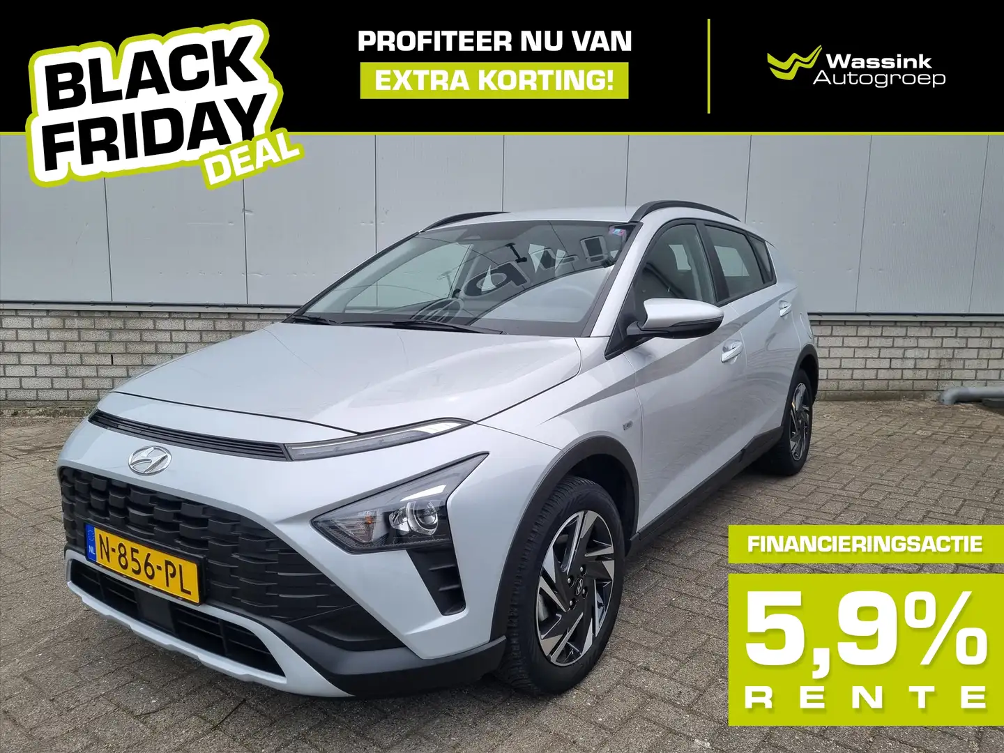 Hyundai BAYON 1.0 T-GDI 100PK Comfort Smart I BLACK FRIDAY DEAL Gris - 1