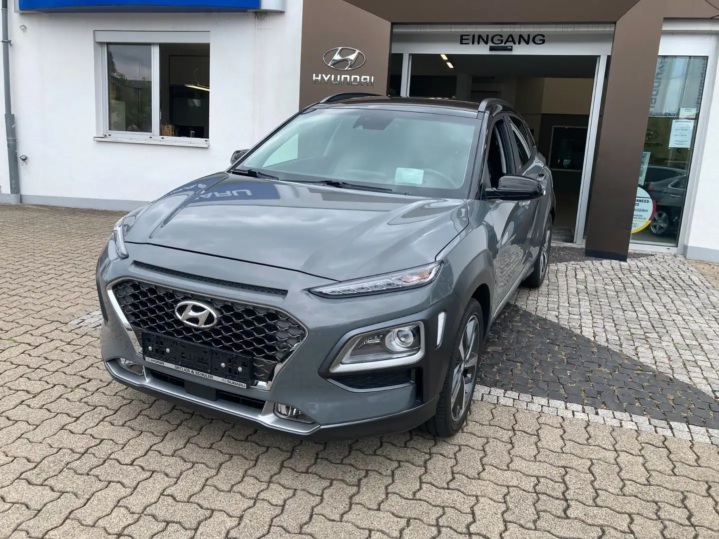 Hyundai KONA 1.0 T-GDi Premium Navi Leder Gris - 2