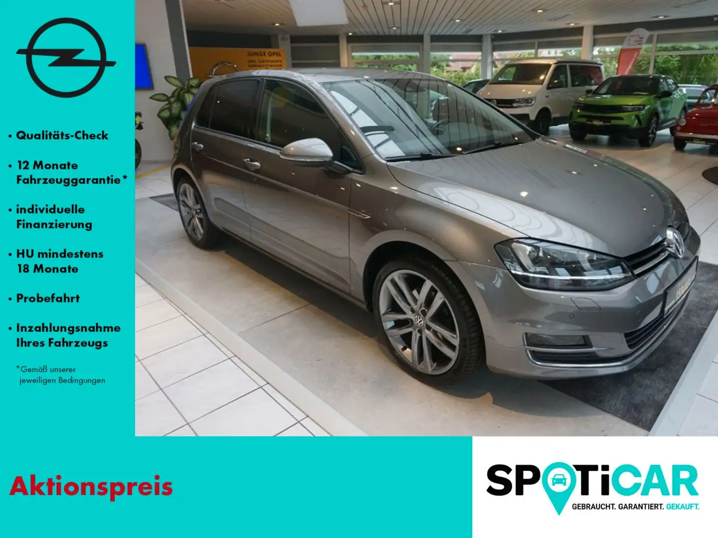 Volkswagen Golf VII Lim. Lounge BI-XENON, NAVI, SITZHEIZUNG Grigio - 1