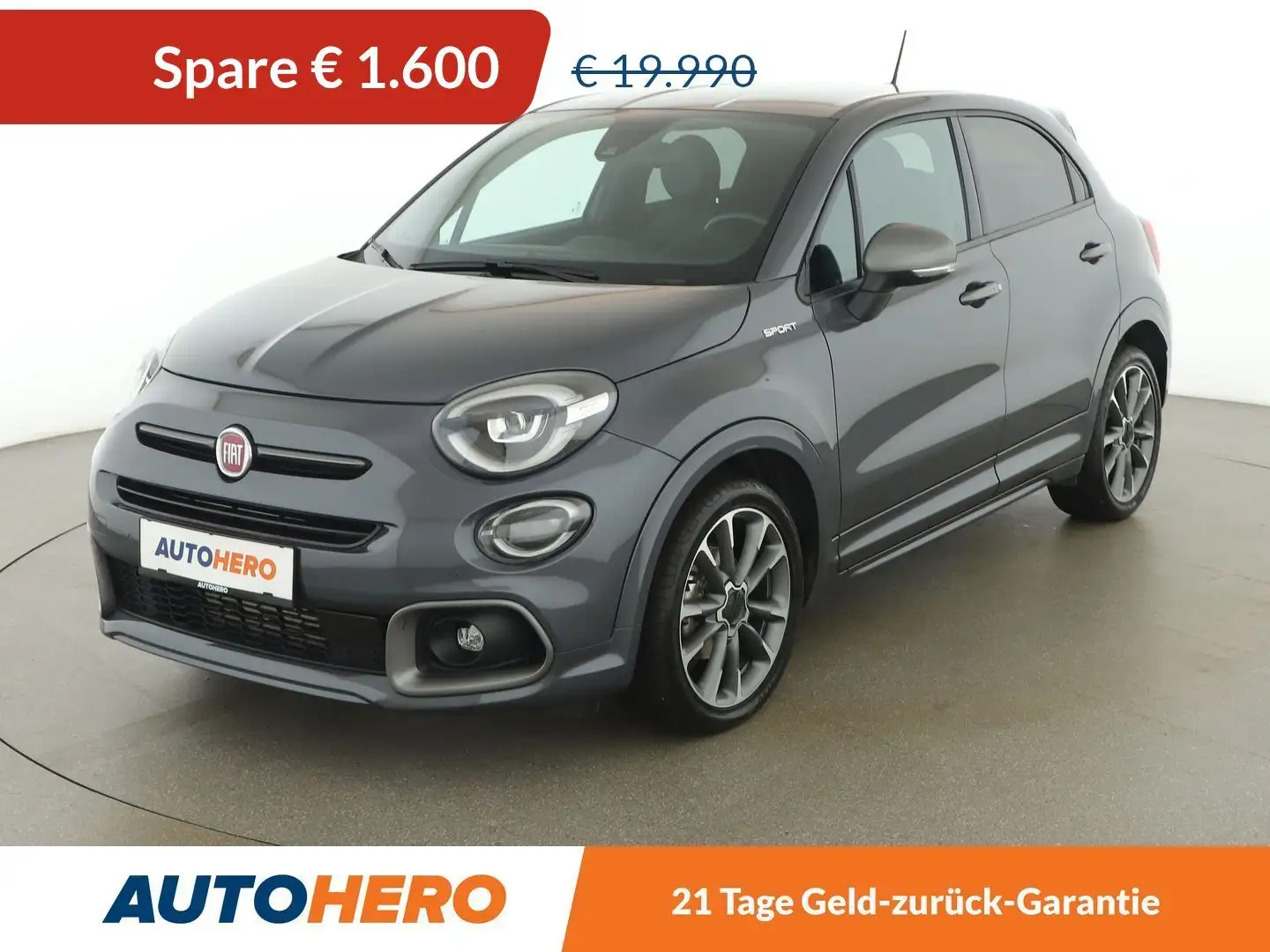 Fiat 500X 1.6 JTDM Sport Grau - 1