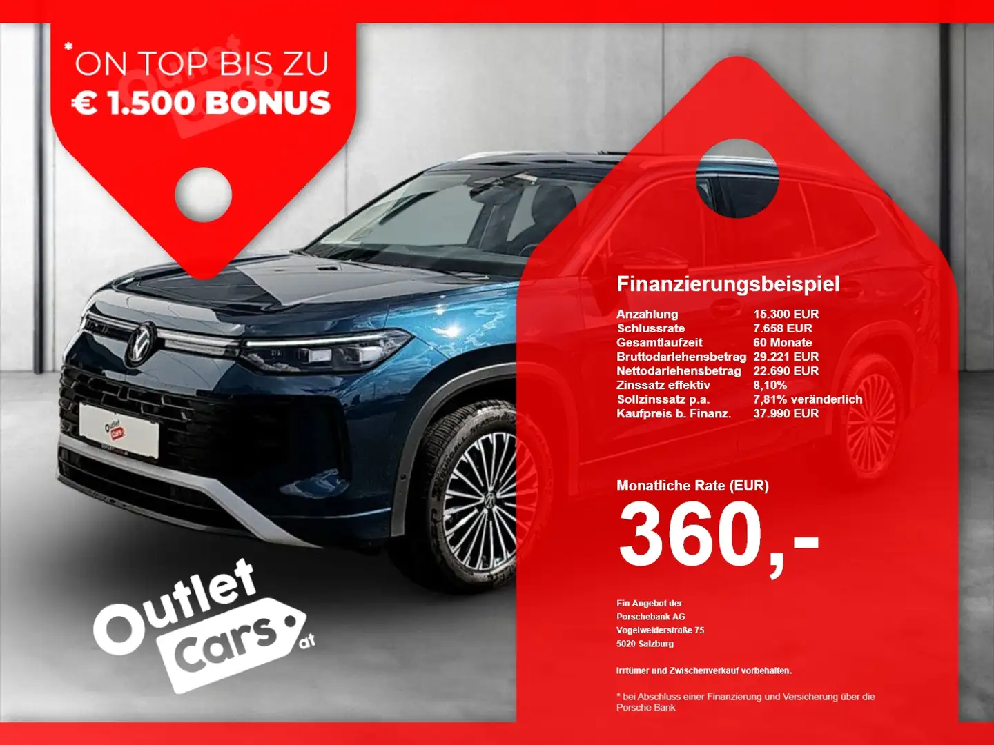 Volkswagen Tayron 2.0TDI DSG Life ASSIST+CARPLAY+AHK+LED+RFK Blau - 1