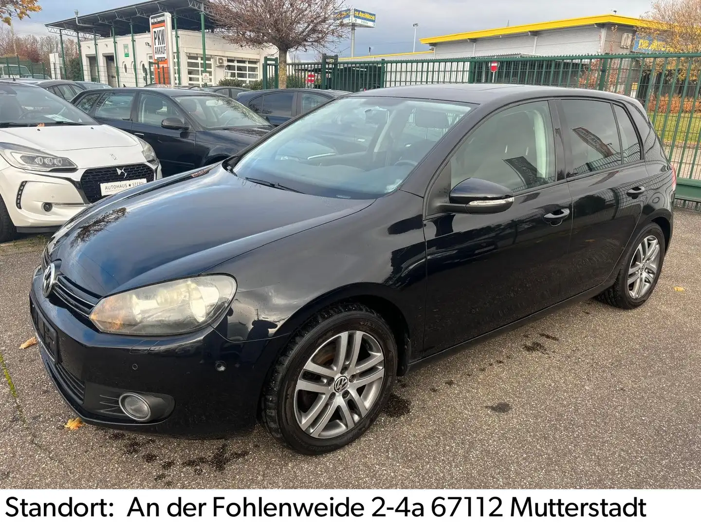 Volkswagen Golf VI Comfortline /1.Hd/SHZ/SH/PDC/8-Fach Noir - 1