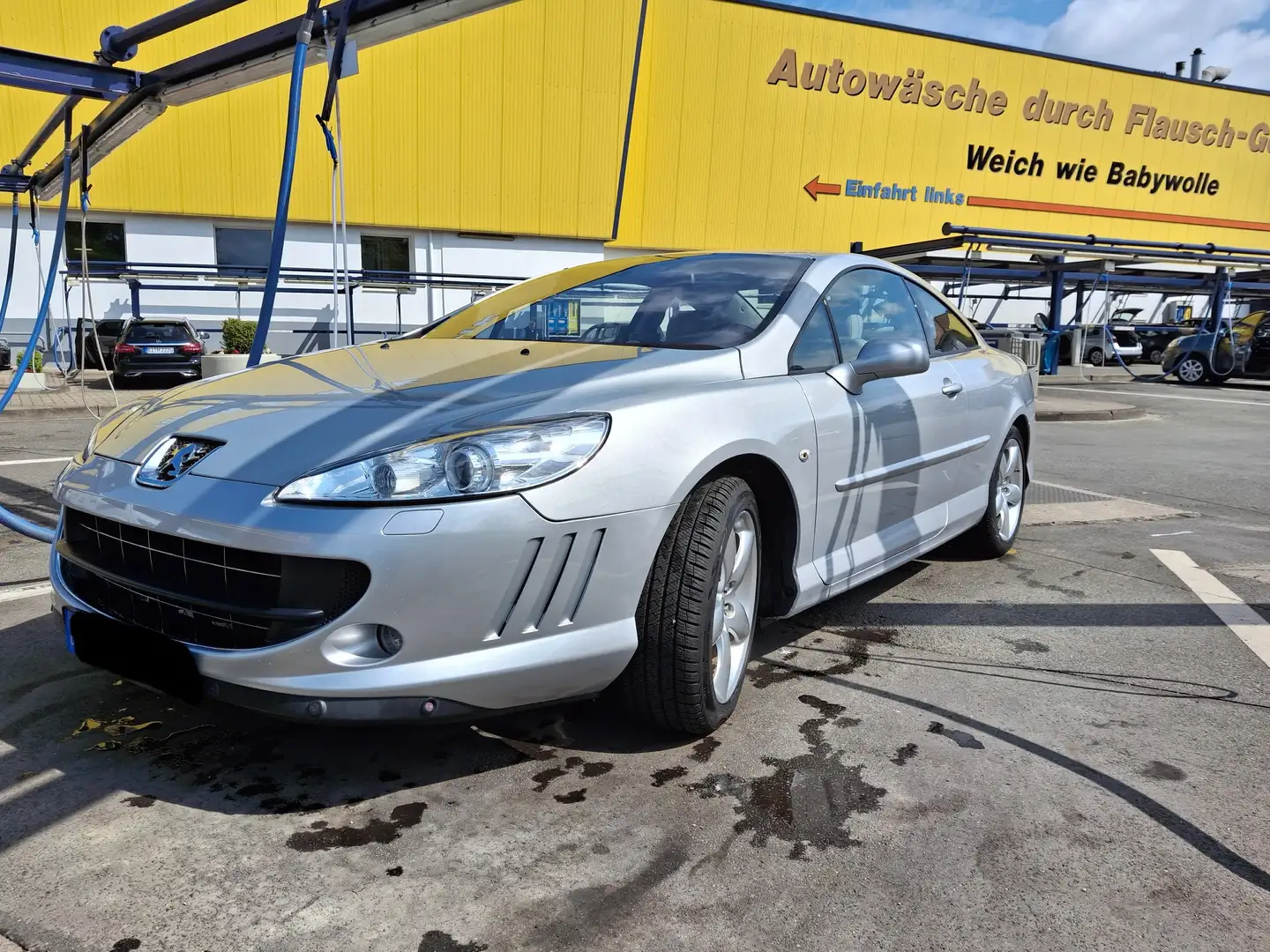 Peugeot 407 407 Coupe V6 210 Automatik Platinum Silber - 1