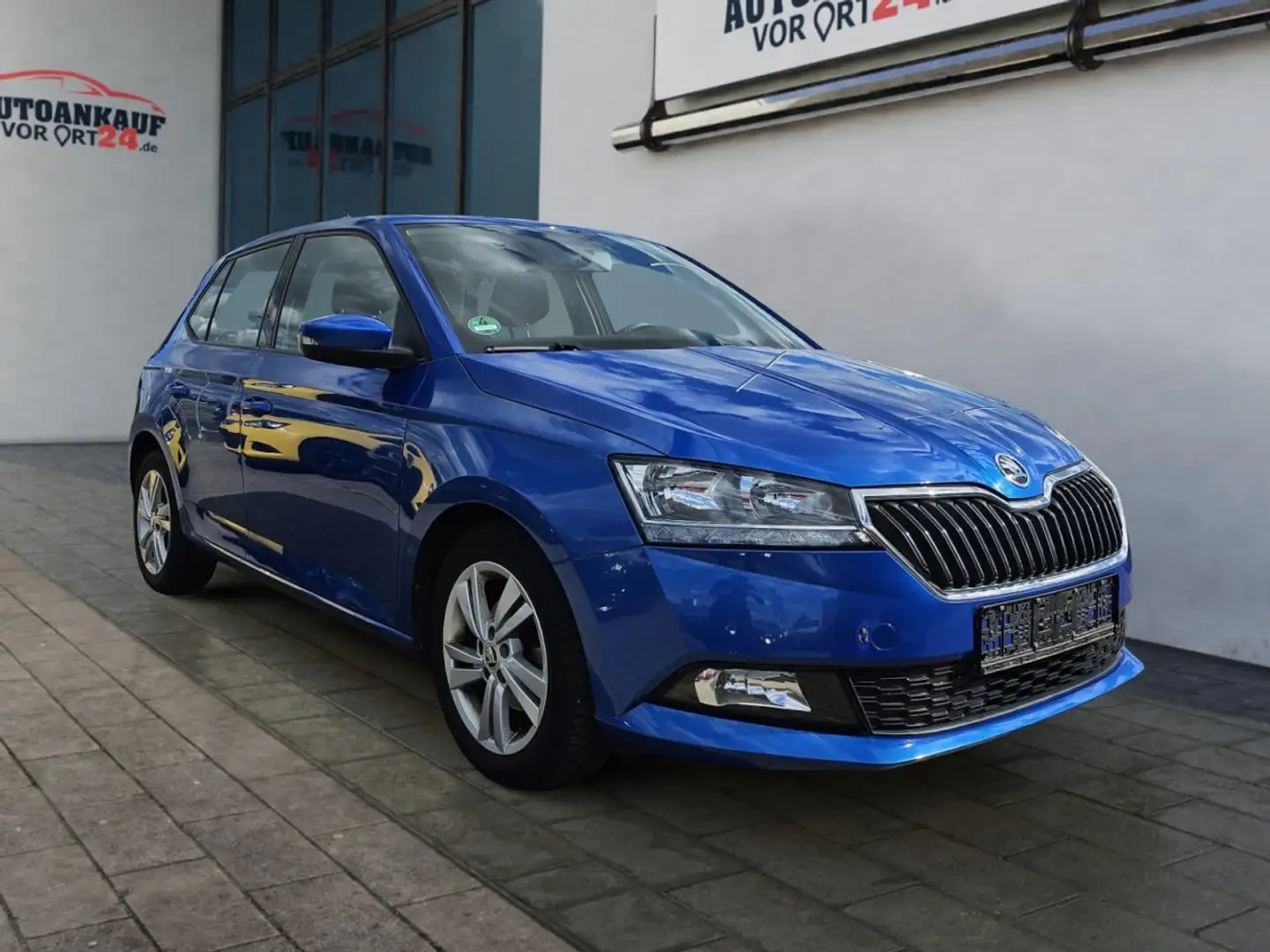 Skoda Fabia Ambition 1.0 * Alu*Klima*PDC*Kamera* Klima Blau - 1