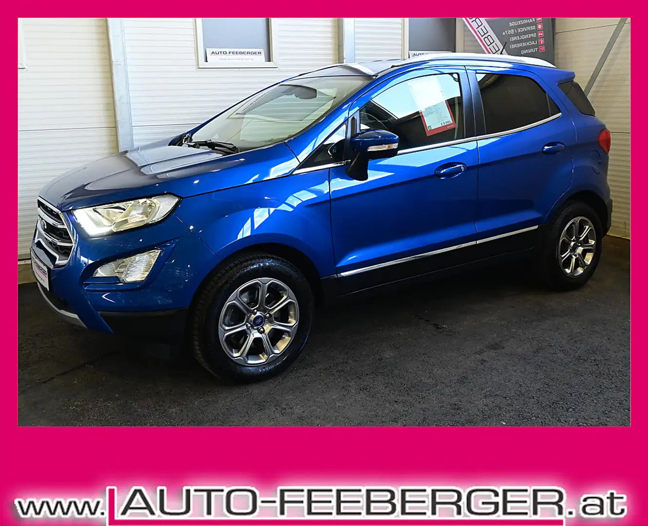 Ford EcoSport 1,0 EcoBoost Titanium Winterpaket,Kamera Blau - 1