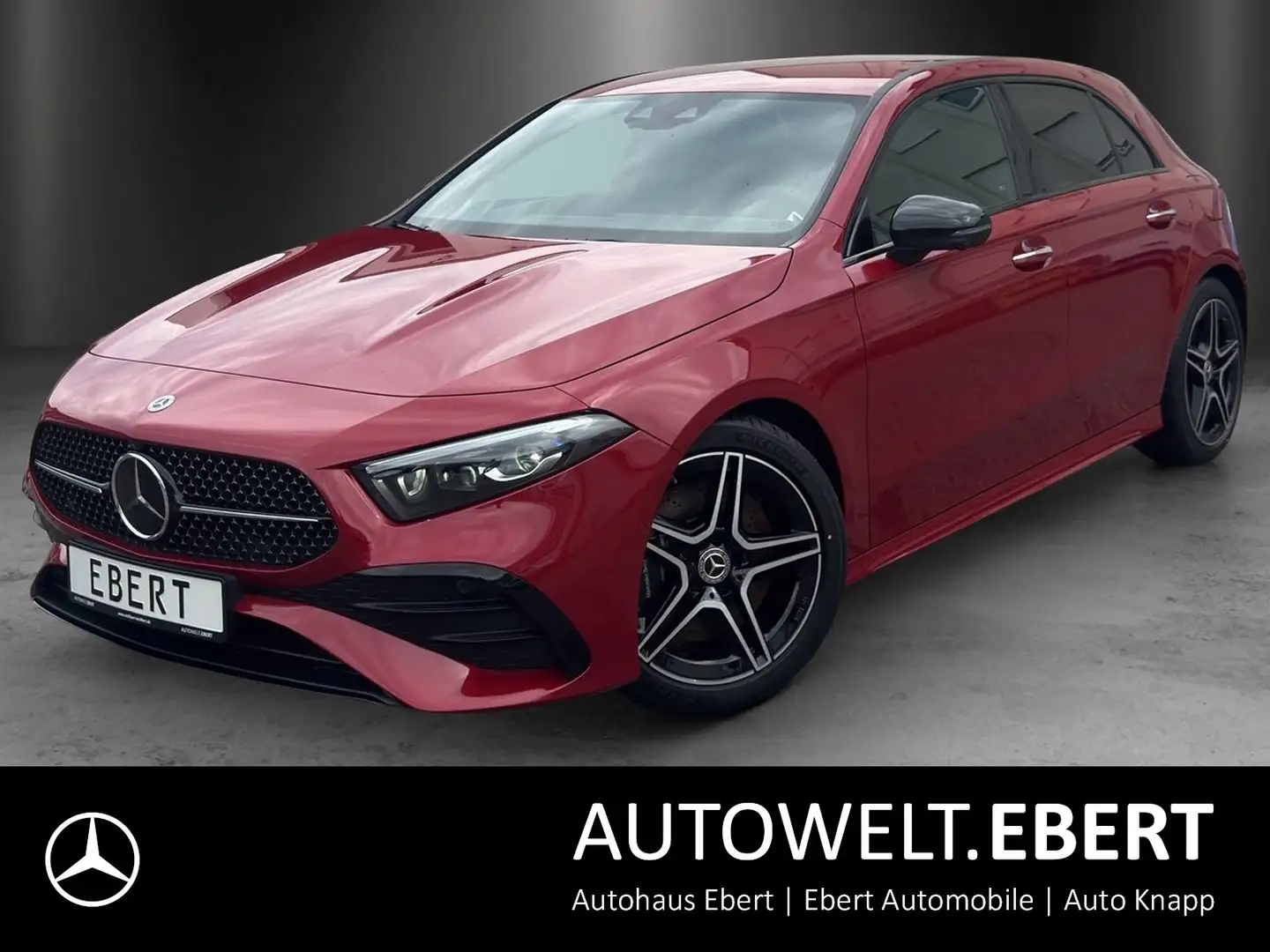 Mercedes-Benz A 250 A250 4M AMG Prem DISTR Memo MLED KeyGo Night DWA Rouge - 1